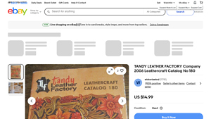 TANDY LEATHER FACTORY - Leathercraft Catalog No 180