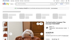 Real Leather Company - The Everyday Messenger