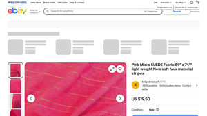 Pink Micro SUEDE - Fabric for Accessories