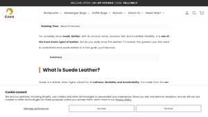Eiken Shop - Premium Suede Leather