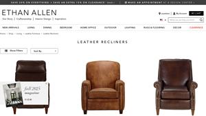 Ethan Allen - Leather Recliners