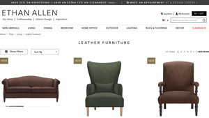 Ethan Allen - Leather Furniture
