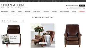 Ethan Allen - Leather Recliners