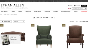 Ethan Allen - Leather Furniture