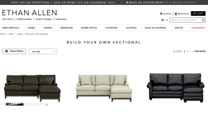 Ethan Allen - Build-Your-Own Sectional