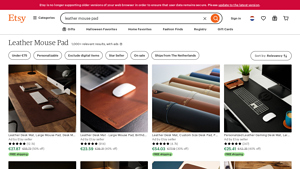 Etsy - Leather Mouse Pads