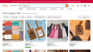 Etsy - Bestselling Bulk Luggage Tags