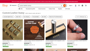 Etsy - Custom Leather Stamps