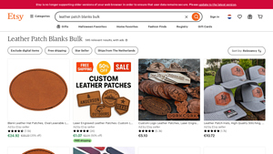 Etsy - Leather Patch Blanks