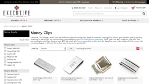 Executive Gift Shoppe - Engraved Money Clips