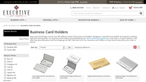 Executive Gift Shoppe - Engraved Business Card Holders