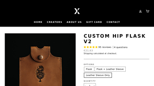 Exlsv - Custom Hip Flask V2