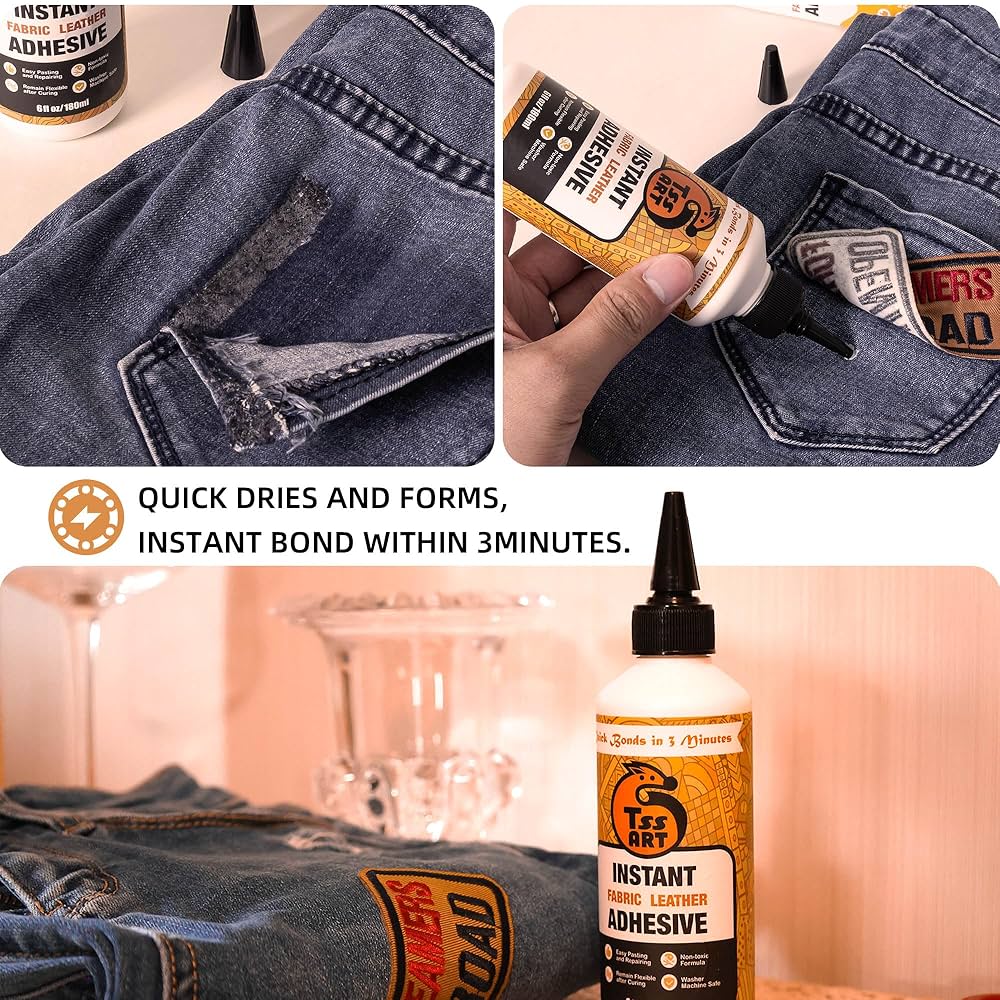 An application scenario or product detail of fabric and leather adhesive - Image 1