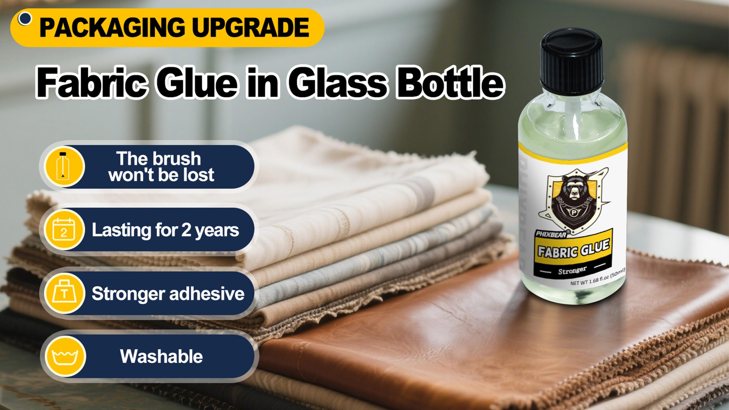 An application scenario or product detail of fabric glue for faux leather - Image 13
