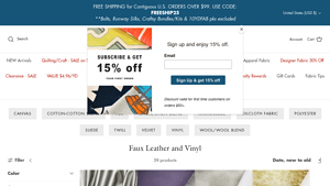 Fabric Depot - Faux Leather and Vinyl Collection