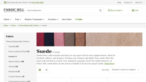Fabric Mill - Suede Fabric