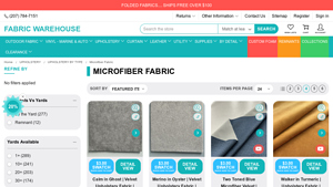 Fabric Warehouse - Microfiber Faux Suede Fabric
