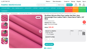 Sta-Kleen Silicone - Sta-Kleen Silicone Silex Faux Leather Hot Pink