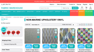 Fabric Warehouse - Indoor Upholstery Vinyl