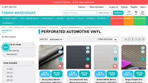 Fabric Warehouse - Perforated Automotive Vinyl