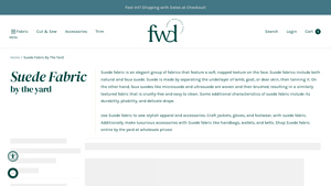 Fabric Wholesale Direct - Suede Fabrics
