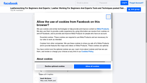 Facebook - Leatherworking Essentials