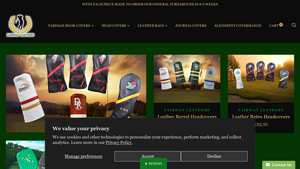 Fairway Leathers - Custom Leather Golf Head Covers