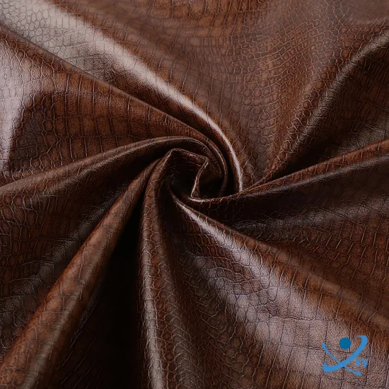 An application scenario or product detail of faux leather material for clothing - Image 17