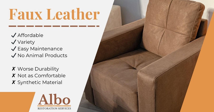 An application scenario or product detail of faux leather vs real leather - Image 11
