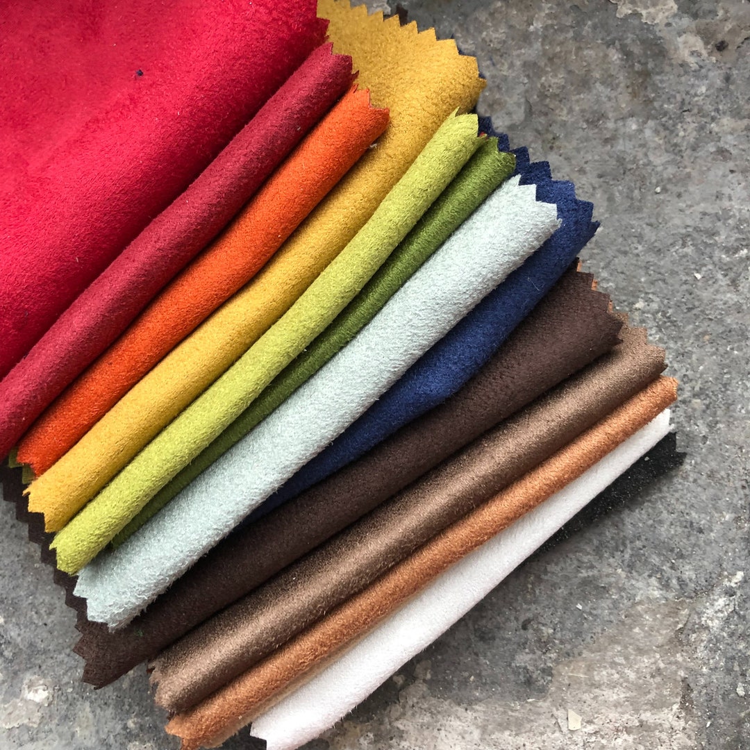 An application scenario or product detail of faux suede fabric for clothing - Image 4