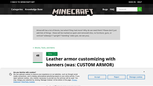 Minecraft - Leather Armor Customization
