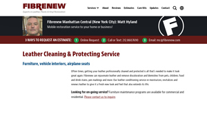 Fibrenew - Leather Cleaning and Protection Services