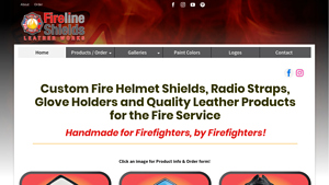 Fireline Shields - Custom Fire Helmet Shields