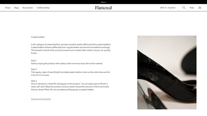 Flattered - Coated Leather Collection