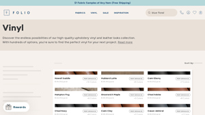 Folio Fabrics - Upholstery Vinyl & Faux Leather