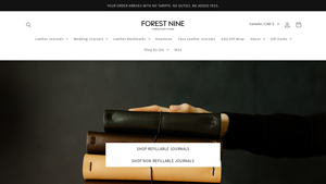 Forest Nine - Personalized Luxury Leather Journals