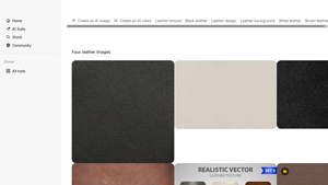 Freepik - Faux Leather Images