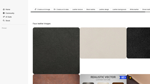 Freepik - Faux Leather Images