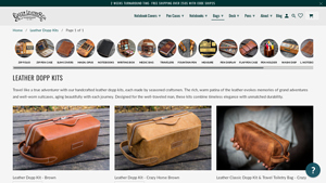 Galen Leather - Handcrafted Dopp Kits