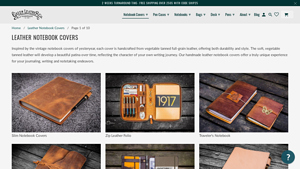 Galen Leather - Handcrafted Leather Notebook Covers