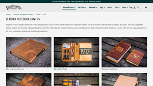 Galen Leather - Leather Notebook Covers