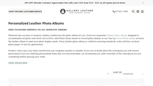 Gallery Leather - Personalized Leather Photo Albums