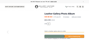 Gallery Leather - Gallery Photo Album