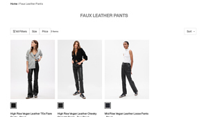 Gap - Faux Leather Pants Collection