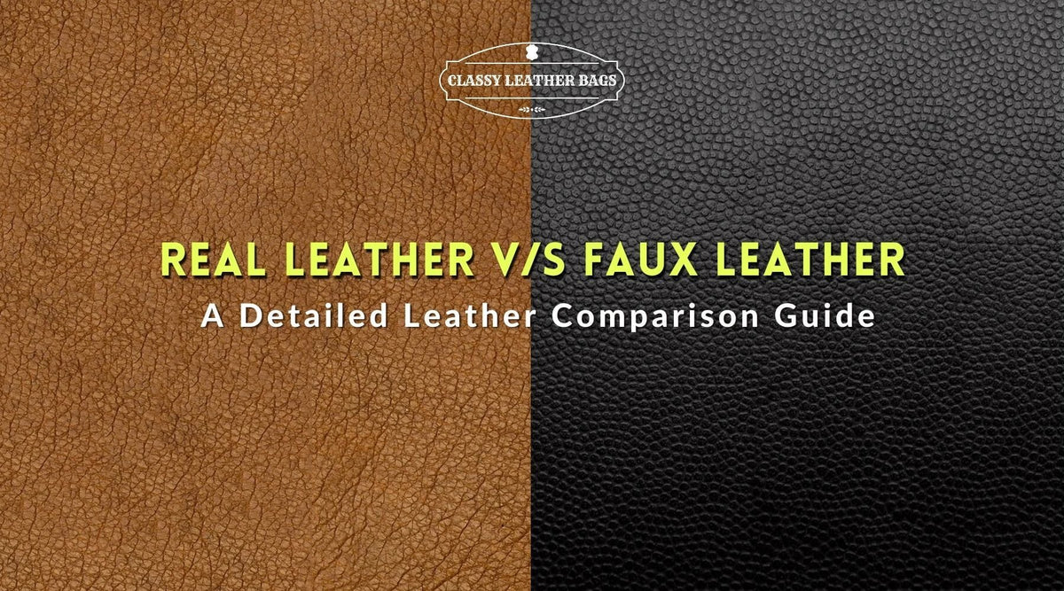 An application scenario or product detail of genuine leather vs faux leather - Image 3