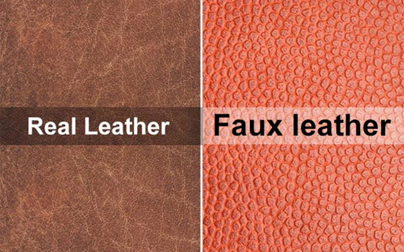 An application scenario or product detail of genuine leather vs faux leather - Image 9