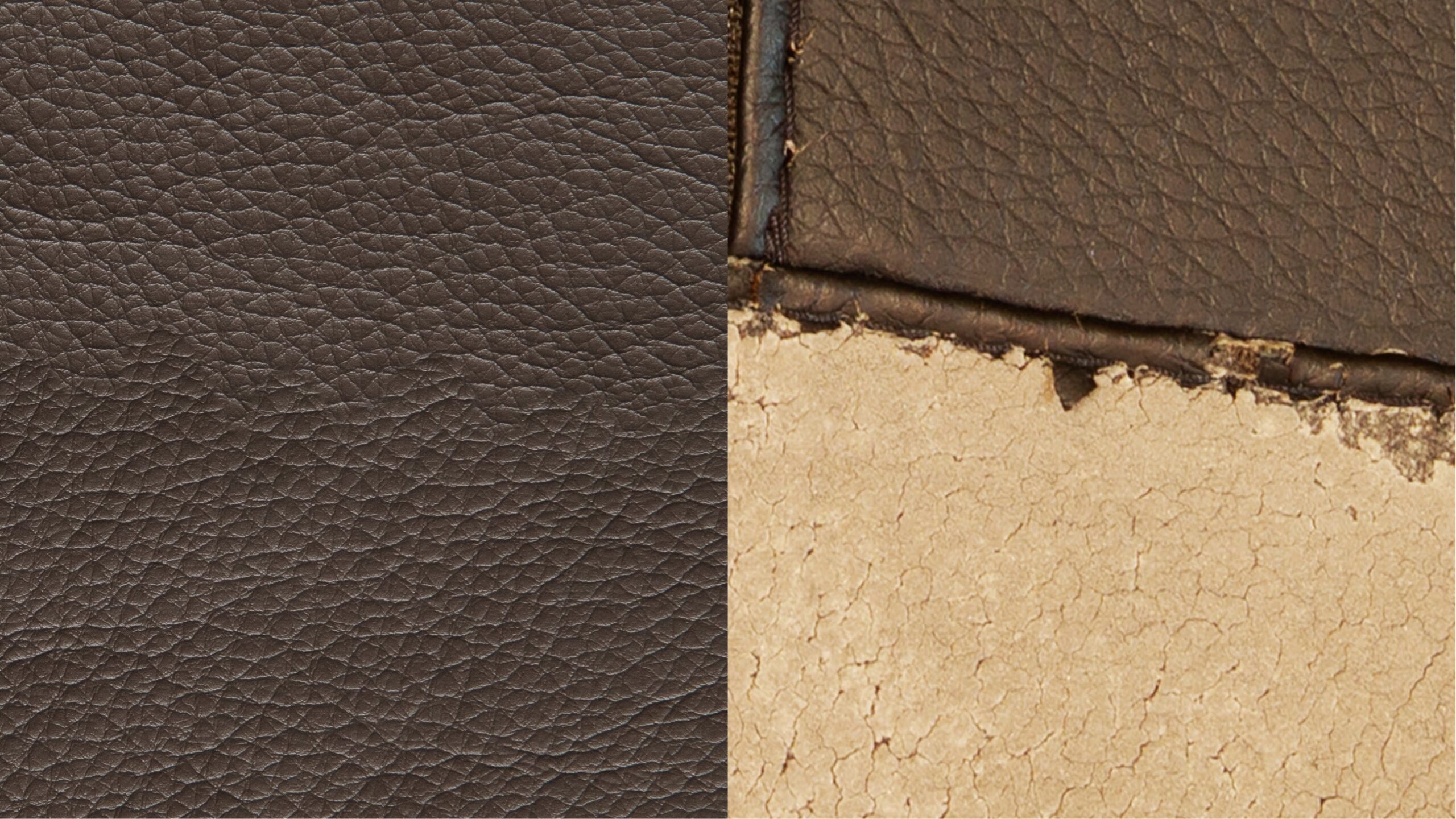 An application scenario or product detail of genuine leather vs faux leather - Image 19
