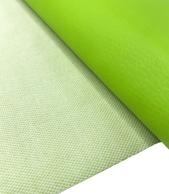 An application scenario or product detail of green leather fabric - Image 3