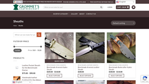 Grommets Leathercraft - Leather Pocket Sheath