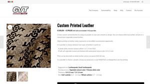 GVT Fast - Custom Printed Leather